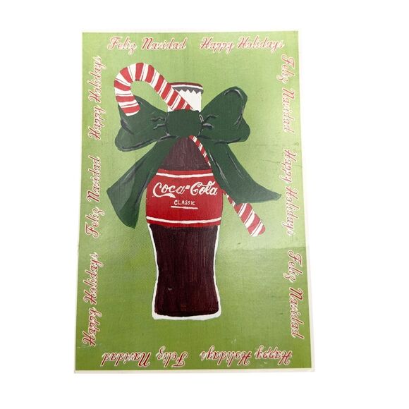 Coca-Cola Vintage Postcard #3‎ Christmas Holiday Card Collectible USA 1998 - Picture 1 of 7